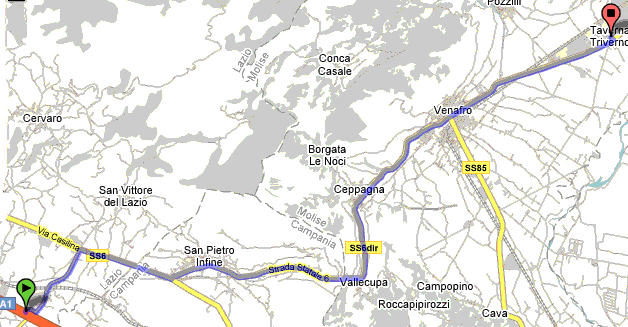 mappa oleificio