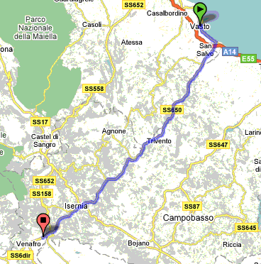 mappa oleificio